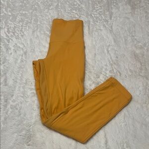 Lululemon Athletica Mustard Yellow Leggings